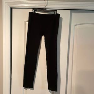 Black Just One fleece lined leggings